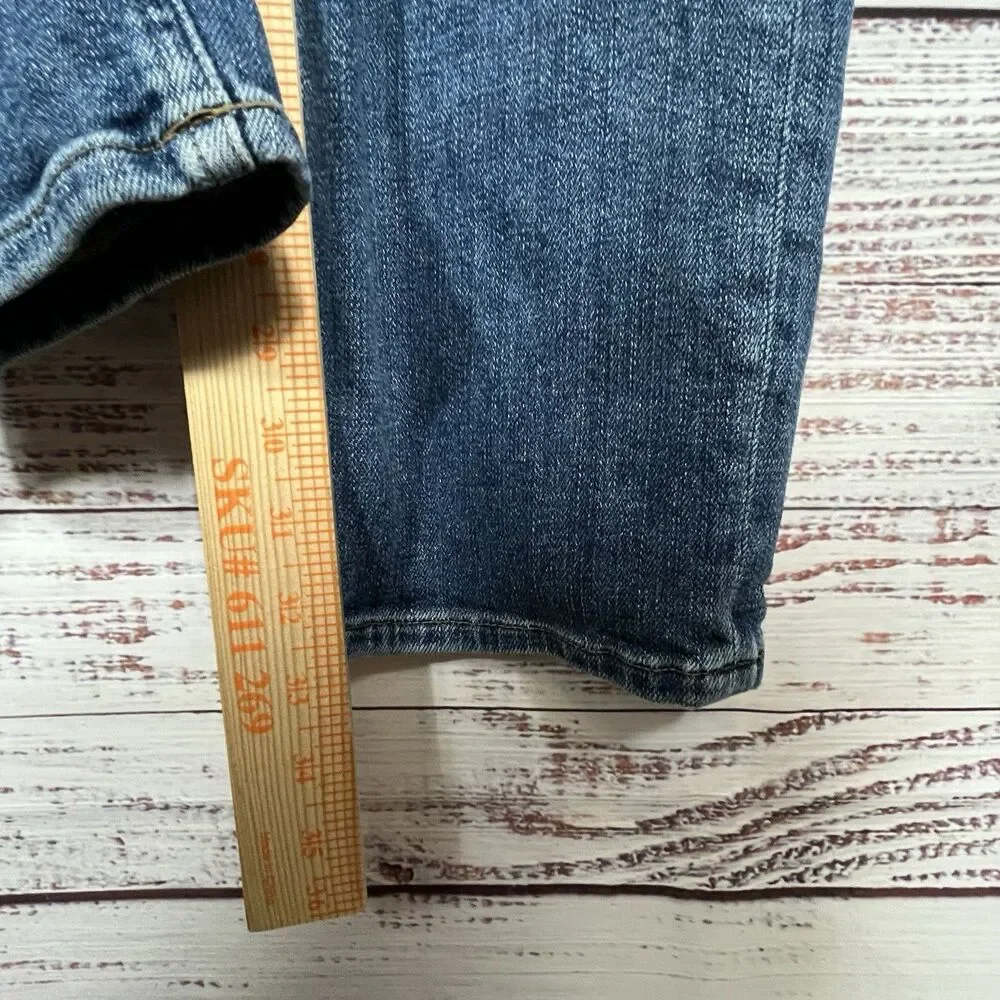 Peter Millar Crown Crafted Jeans 38x34 True Blue Wash Tailored Fit Stretch